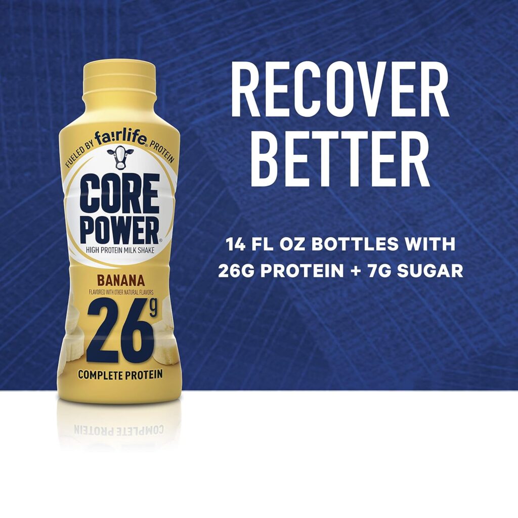 Core Power Fairlife 26g Protein Milk Shakes, Liquid Ready To Drink for Workout Recovery, Chocolate, 14 Fl Oz Bottle (Pack of 12)