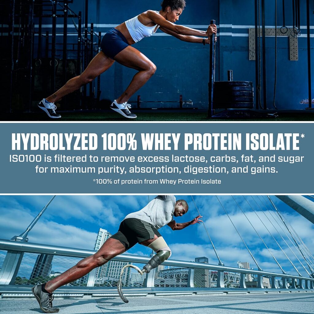 Dymatize ISO100 Hydrolyzed Protein Powder, 100% Whey Isolate Protein, 25g of Protein, 5.5g BCAAs, Gluten Free, Fast Absorbing, Easy Digesting, Fruity Pebbles, 20 servings