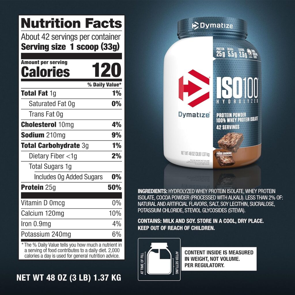 dymatize iso100 protein powder review