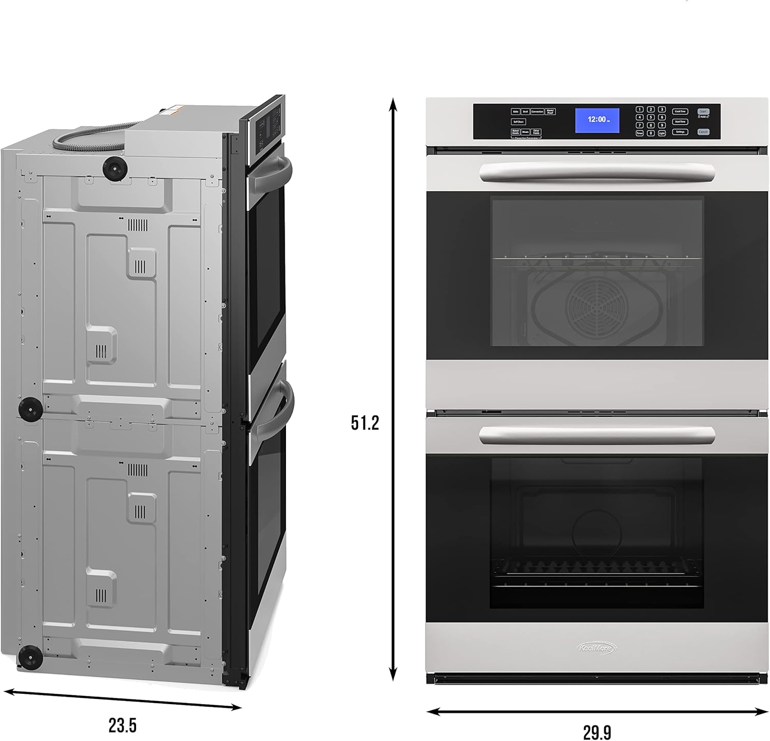 Electric Double Wall Oven Comparison: GE, KoolMore, LG, Frigidaire, Bosch