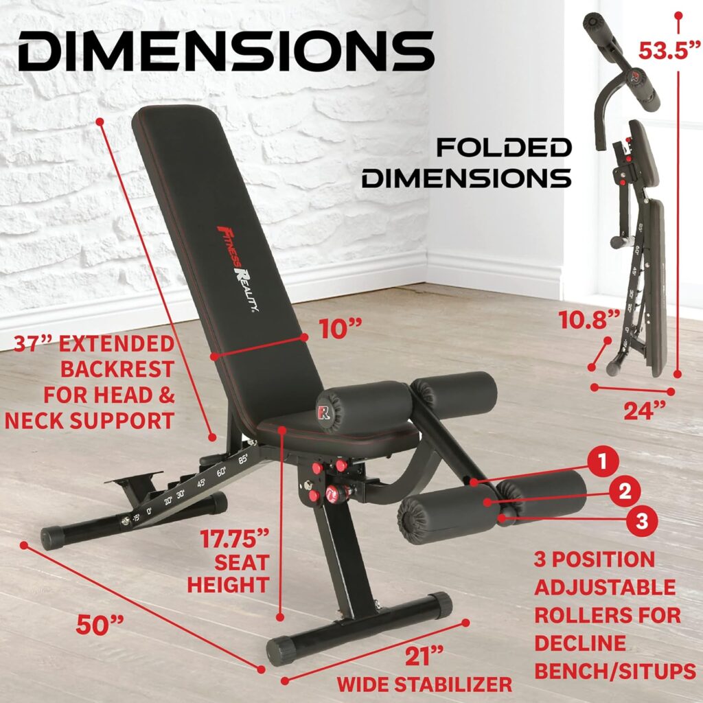 Fitness Reality Squat Rack Power Cage with | Optional LAT Pulldown Leg Holdown Attachment | Squat and Bench Rack Combos| Super Max 810 XLT |