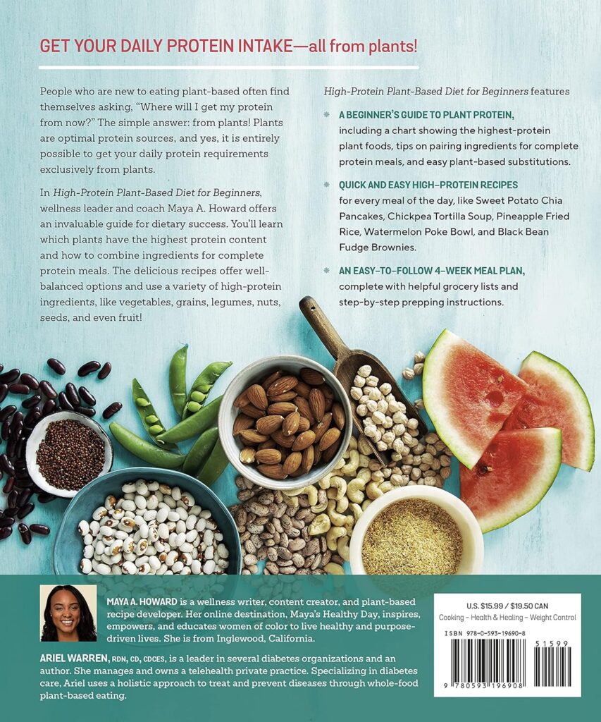 High-Protein Plant-Based Diet for Beginners: Quick and Easy Recipes for Everyday Meals Paperback – September 21, 2021