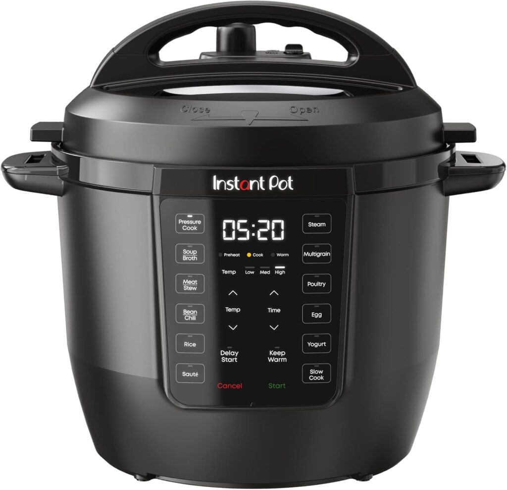 Instant Pot RIO, 7-in-1 Electric Multi-Cooker, Pressure Cooker, Slow Cooker, Rice Cooker, Steamer, Sauté, Yogurt Maker, Warmer, Includes App With Over 800 Recipes, 6 Quart