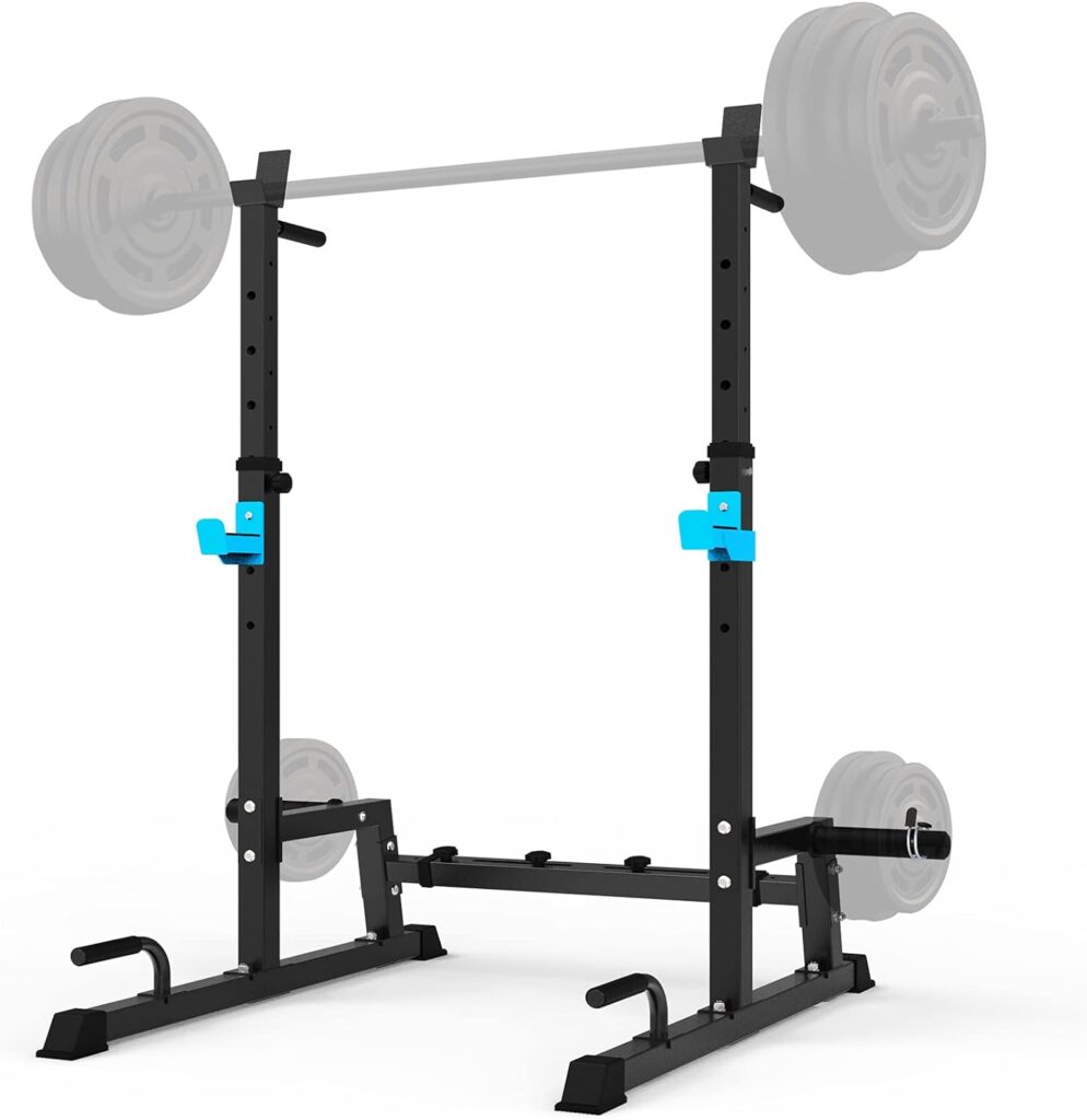 JX FITNESS Squat Rack, Barbell Rack, Bench Press Rack Push Up Multi-Function Weight Lifting Gym/Home Gym