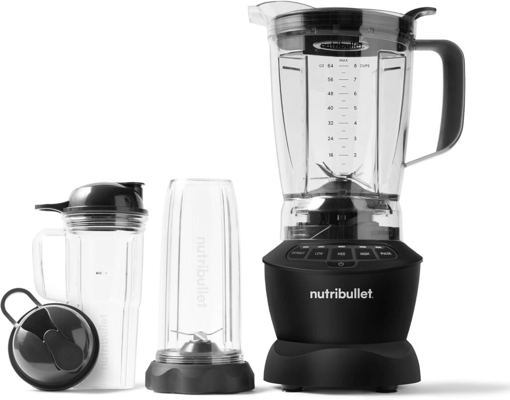 NutriBullet ZNBF30500Z Blender Combo 1200 Watt, 1200W, Dark Gray