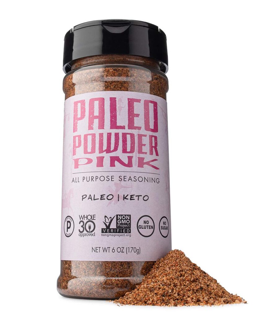 Paleo Powder All Purpose Seasoning with Himalayan Pink Salt | The Original Paleo Food Seasoning with Pure Himalayan Salt for all Paleo Diets! Certified Keto Food, Whole 30, Gluten Free