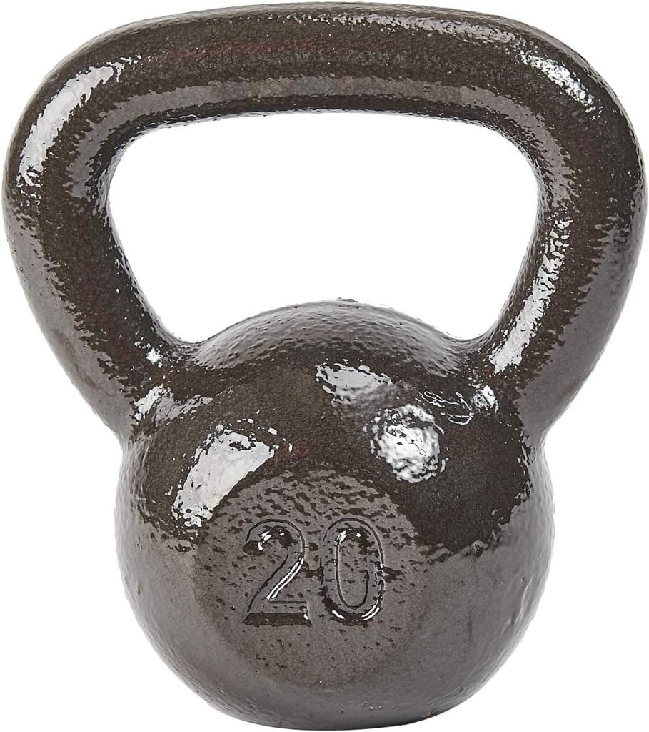 Signature Fitness All-Purpose Solid Cast Iron Kettlebell