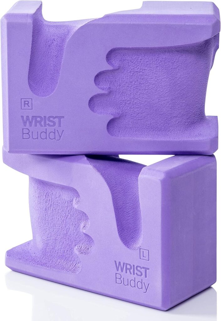 WRIST BUDDY® Yoga Blocks | Engineered to Help Wrist Pain, Comfort, and Grip Strength | Prime Support for Balance Fitness and Exercise | All EVA Foam Blocks Yoga Accessories Set | Great Summer Gifts