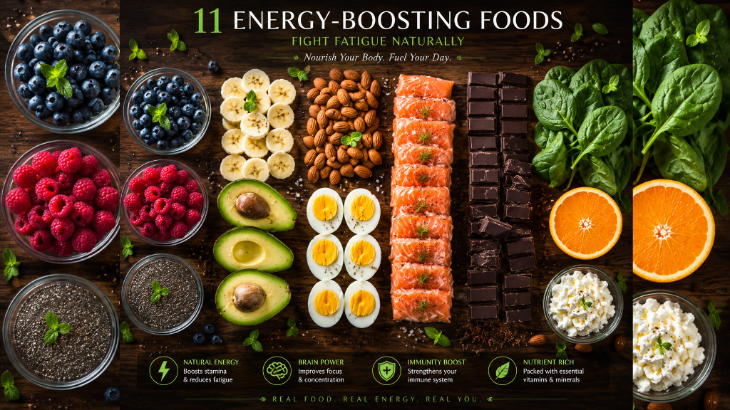 11 Energy-Boosting Foods That Fight Fatigue Naturally