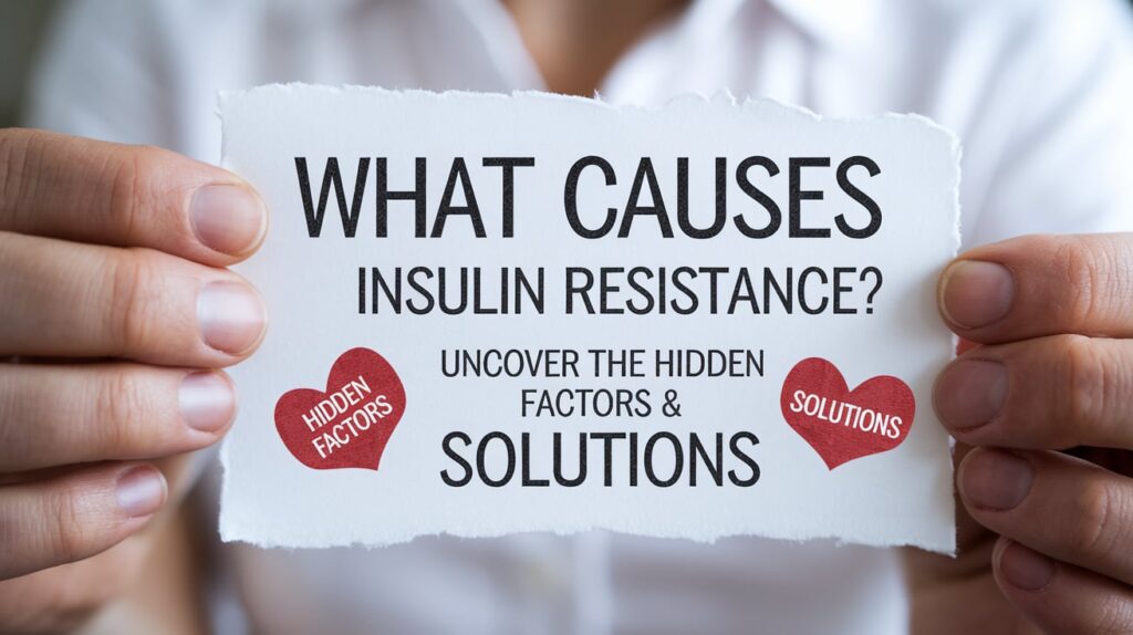 Discover the top causes of insulin resistance and how you can reverse it naturally. Learn how diet, lack of exercise, stress, and other factors contribute to this condition and find actionable solutions to improve your health.