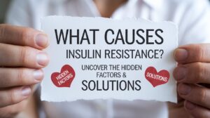 Discover the top causes of insulin resistance and how you can reverse it naturally. Learn how diet, lack of exercise, stress, and other factors contribute to this condition and find actionable solutions to improve your health.